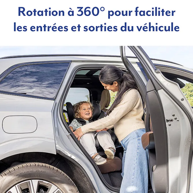 Graco Siège Auto Turn2Me DLX Groupe 0+/1 - Iron