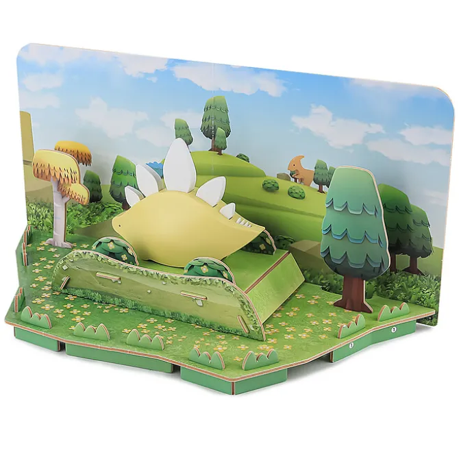 Halftoys Stego et Habitat Half Dino