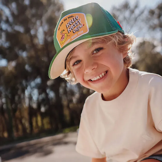 Hello Hossy Casquette Crew Green - 9/18 Mois