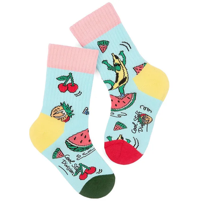 Hello Hossy Lot de 3 Paires de Chaussettes Food - 22/24