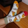 Hello Hossy Lot de 3 Paires de Chaussettes Food - 24/26