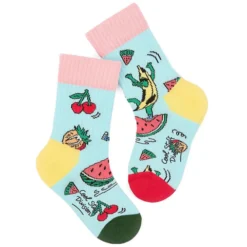 Hello Hossy Lot de 3 Paires de Chaussettes Food - 24/26