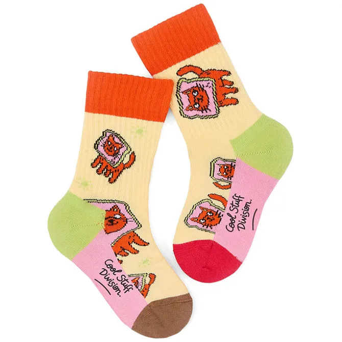 Hello Hossy Lot de 3 Paires de Chaussettes Cats - 22/24