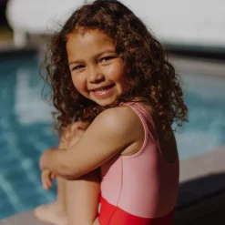 Hello Hossy Maillot de Bain Mini Framboise - 1/2 Ans