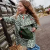 Hello Hossy Poncho de Pluie Green Leopard - 2/3 Ans