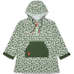 Hello Hossy Poncho de Pluie Green Leopard - 2/3 Ans