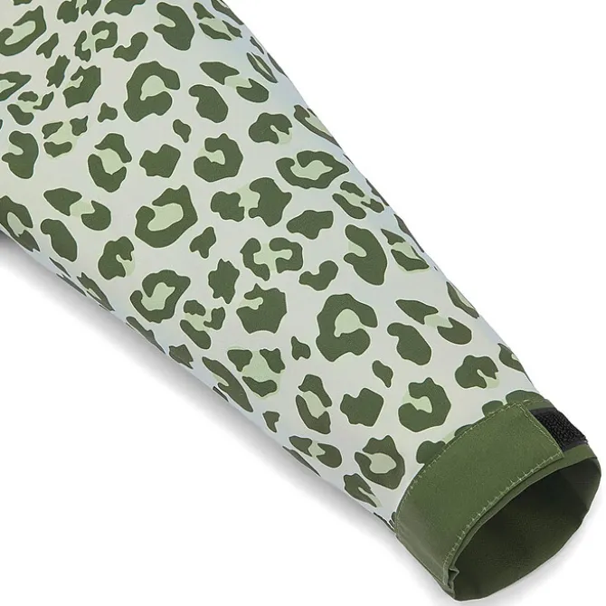 Hello Hossy Poncho de Pluie Green Leopard - 4/6 Ans