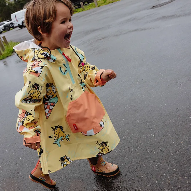 Hello Hossy Poncho de Pluie Unicorn - 2/3 Ans