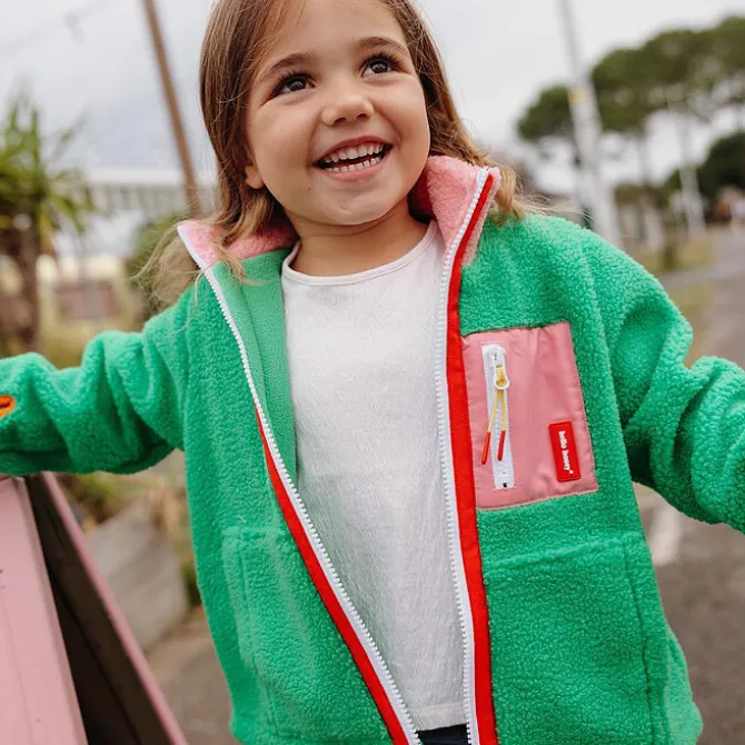 Hello Hossy Veste Polaire Green Candy - 4/6 Ans