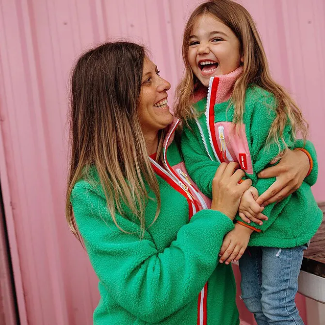 Hello Hossy Veste Polaire Mamans Green Candy - XL