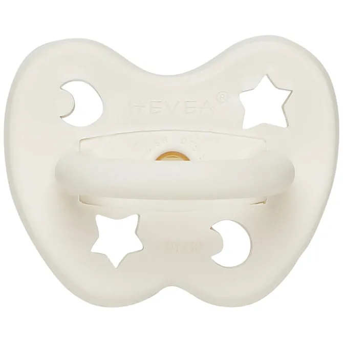 HEVEA Tétine Symétrique Milky White - 0/3 Mois