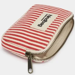 Hindbag Porte-monnaie Lili Riviera - Rayures Rouge