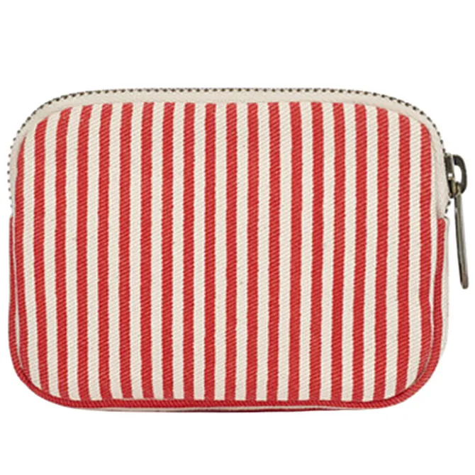 Hindbag Porte-monnaie Lili Riviera - Rayures Rouge