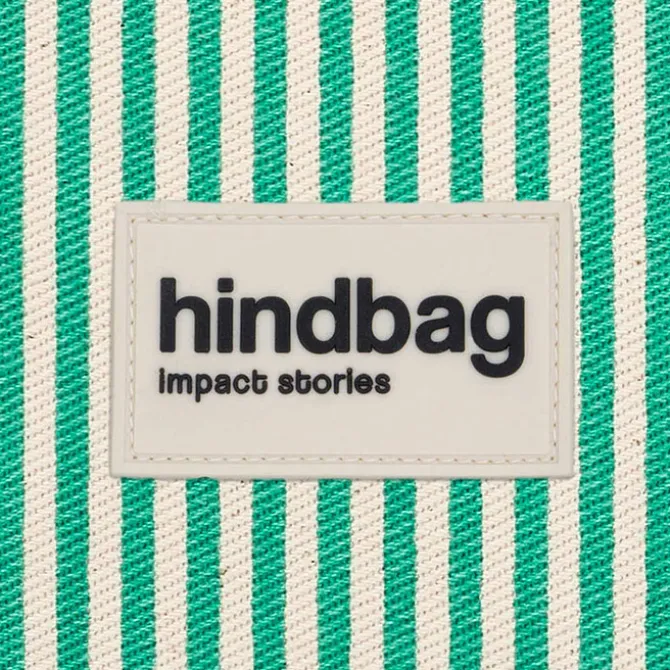 Hindbag Sac à Langer Charlie Riviera - Rayures Vert