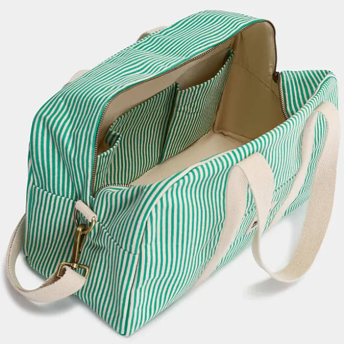 Hindbag Sac à Langer Charlie Riviera - Rayures Vert