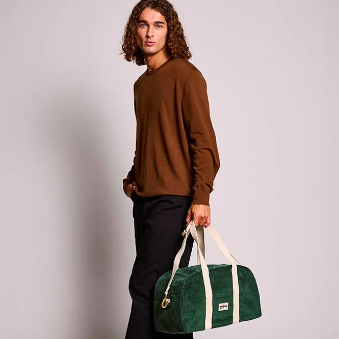 Hindbag Sac à Langer Charlie - Velours Sapin