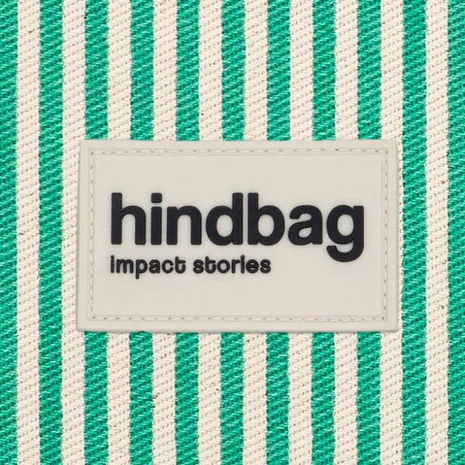Hindbag Trousse de Toilette Léon Riviera - Rayures Vert