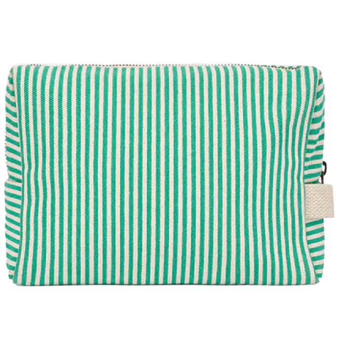 Hindbag Trousse de Toilette Léon Riviera - Rayures Vert