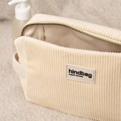 Hindbag Trousse de Toilette Léon - Velours Beige