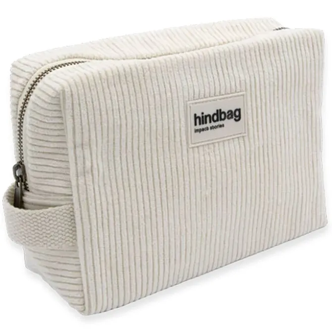 Hindbag Trousse de Toilette Léon - Velours Beige