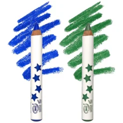 inuwet Coffret de 2 Crayons de Maquillage Heroboy - Bleu Roi et Vert