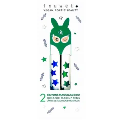 inuwet Coffret de 2 Crayons de Maquillage Heroboy - Bleu Roi et Vert