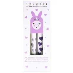 inuwet Coffret de 2 Crayons de Maquillage Princess of Hapiness - Blanc Nacré et Mauve