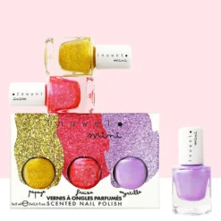 inuwet Coffret de 3 Vernis à l'Eau Parfumés - 3x5 ml