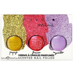 inuwet Coffret de 3 Vernis à l'Eau Parfumés - 3x5 ml