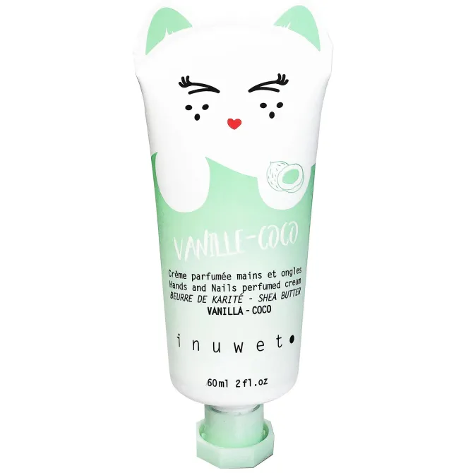 inuwet Crème Hydratante Mains et Ongles - Vanille Coco