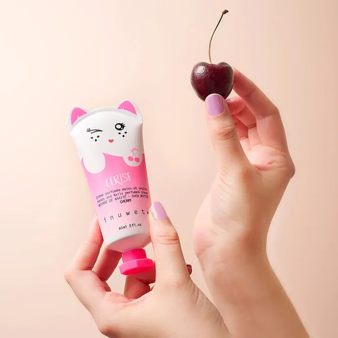 inuwet Crème Hydratante Mains et Ongles - Cerise