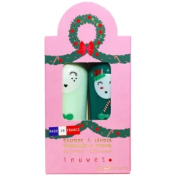 inuwet Duo de Baumes à Lèvres Star Sequin