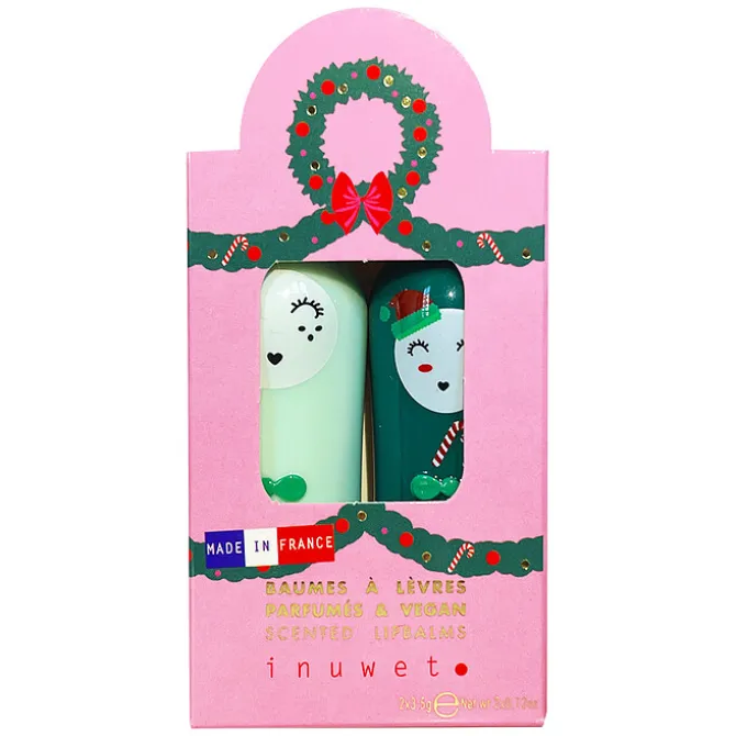 inuwet Duo de Baumes à Lèvres Star Sequin