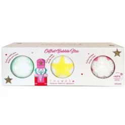 inuwet Lot de 3 Bombes de Bain Effervescentes Bubble Star - 360 g