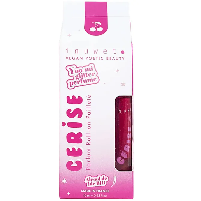 inuwet Parfum Roll-on Pailleté - Cerise