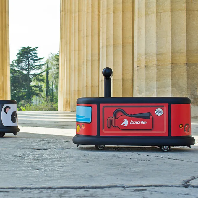 Italtrike Porteur La Cosa - Camion de Pompiers Noir
