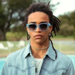 IZIPIZI Lunettes de Soleil Adulte #Road - Turquoise Stone