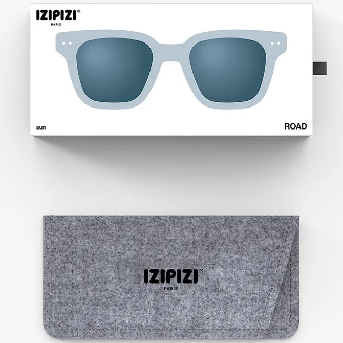 IZIPIZI Lunettes de Soleil Adulte #Road - Frozen Blue