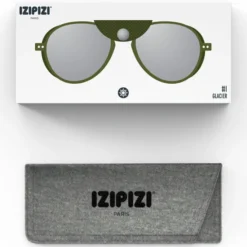IZIPIZI Lunettes de Soleil Adulte Glacier #I - Kaki Green