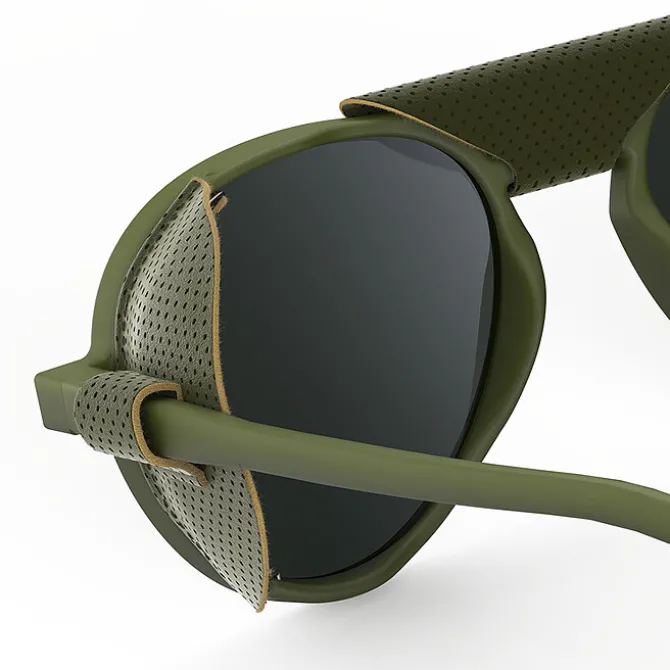 IZIPIZI Lunettes de Soleil Adulte Glacier #I - Kaki Green