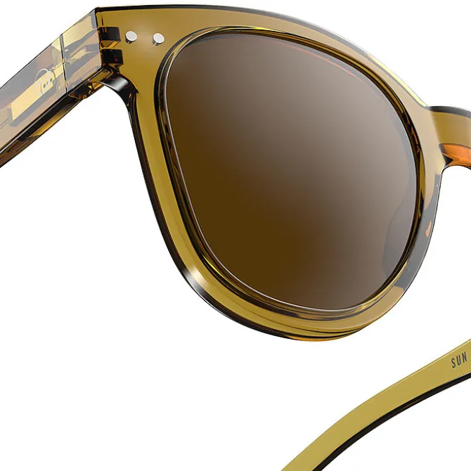 IZIPIZI Lunettes de Soleil Adulte #N - Golden Green