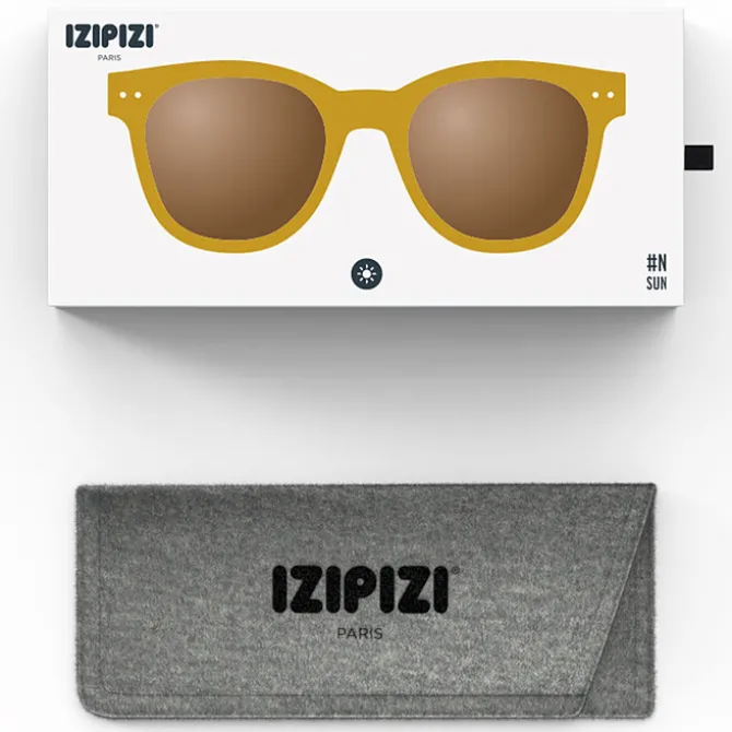 IZIPIZI Lunettes de Soleil Adulte #N - Golden Green