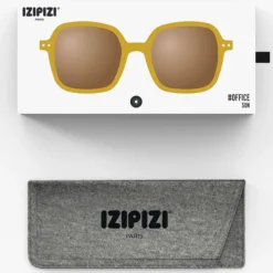 IZIPIZI Lunettes de Soleil Adulte #Office - Golden Green