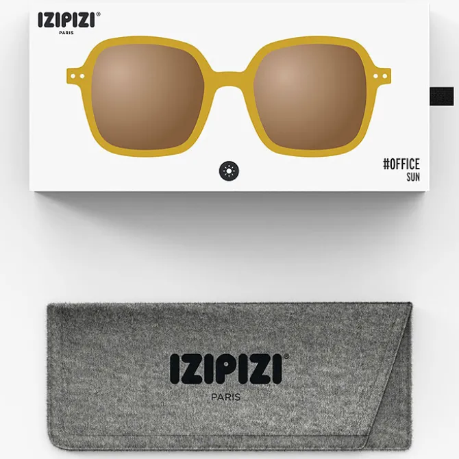 IZIPIZI Lunettes de Soleil Adulte #Office - Golden Green