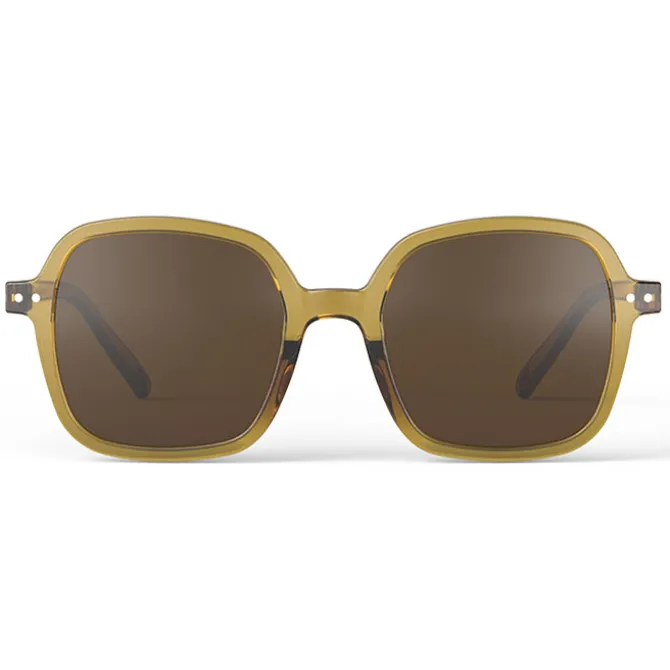 IZIPIZI Lunettes de Soleil Adulte #Office - Golden Green