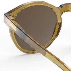 IZIPIZI Lunettes de Soleil Adulte #M - Golden Green