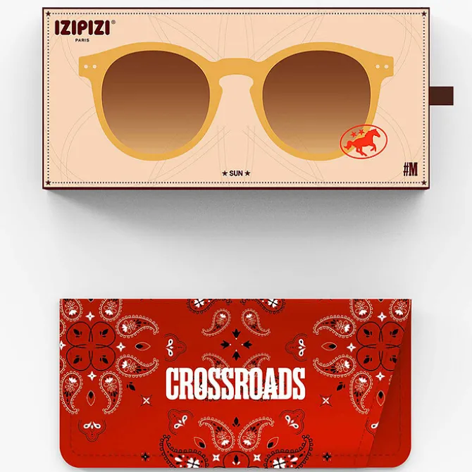 IZIPIZI Lunettes de Soleil Adulte #M - Golden Canyon