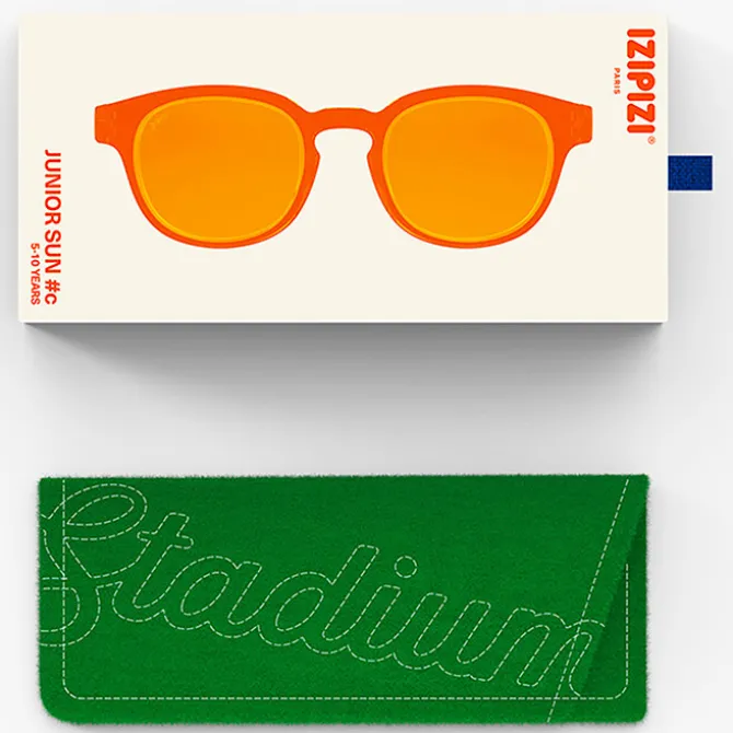 IZIPIZI Lunettes de Soleil Junior #C Stadium 5/10 Ans - Active Yellow