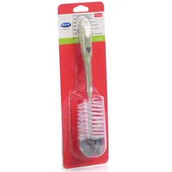 Jané Goupillon Double Usage Brosse et Eponge - Beige