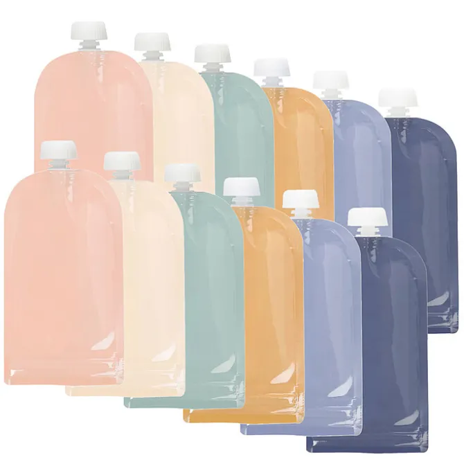 Jané Lot de 12 Sachets Alimentaires Réutilisables - 200 ml